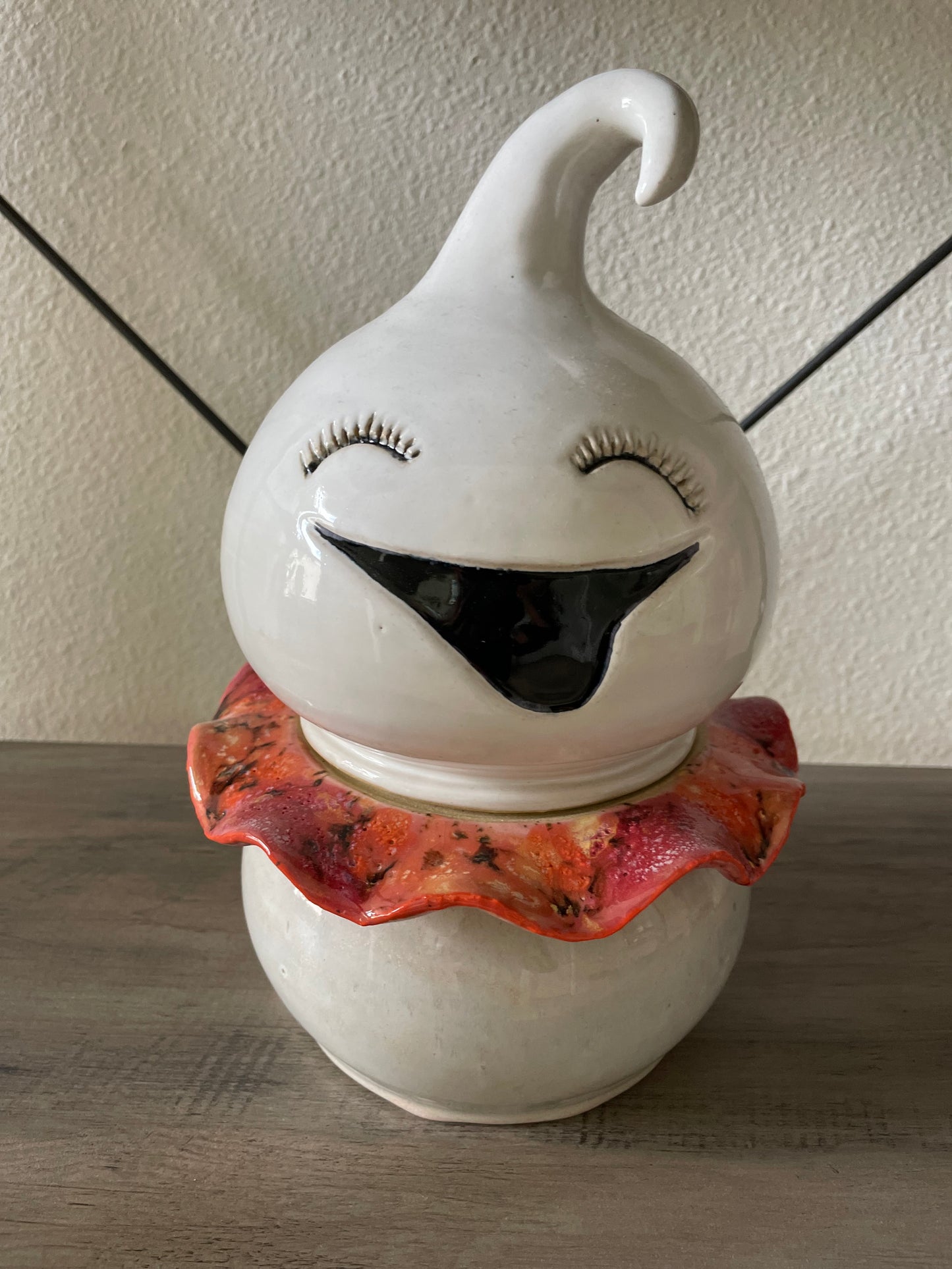 Clown Ghost Candy Jar