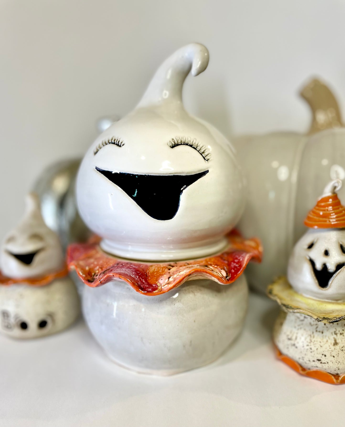 Clown Ghost Candy Jar