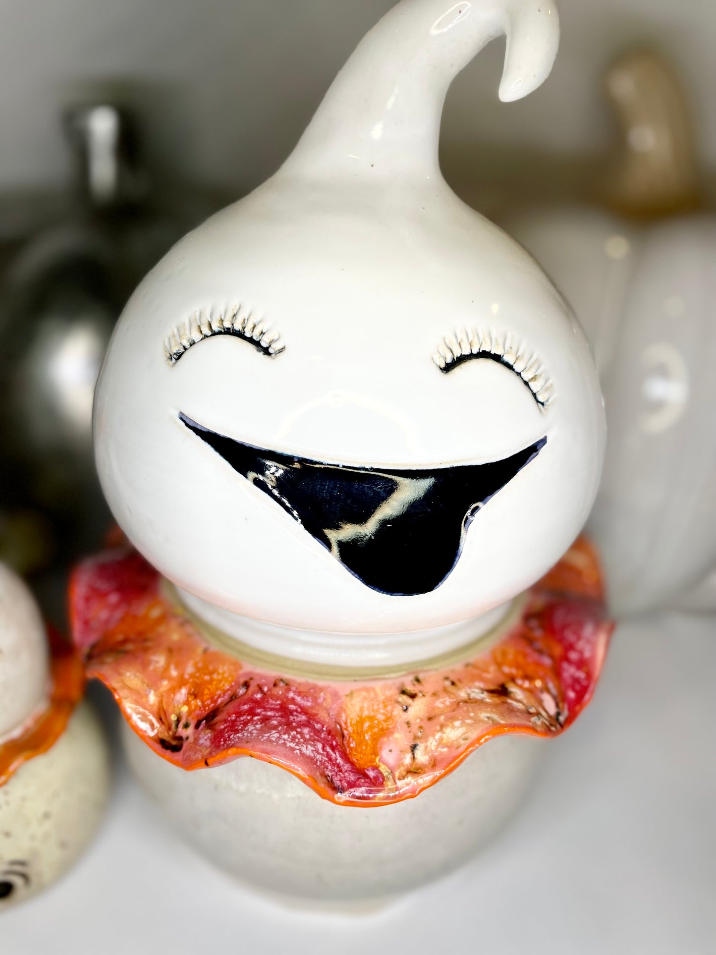 Clown Ghost Candy Jar